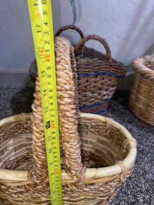 LARGE WICKER BASKETS
