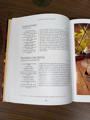 MARGARITA GLASSES, SPANISH COOKBOOK, AND DECORATIVE PEPPER BOTTLE