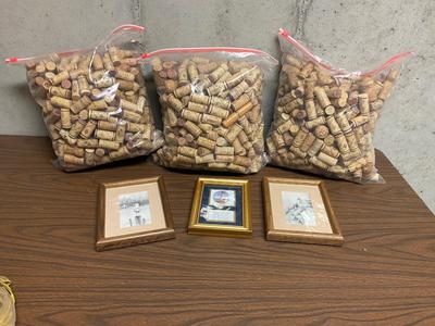 HUNDREDS OF CORKS AND PICTURES!