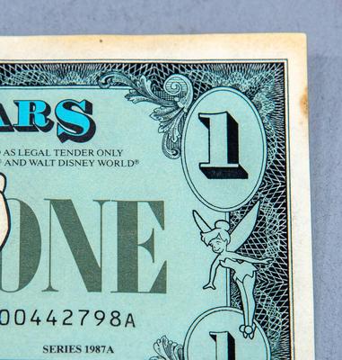 DISNEY DOLLARS - Set of Five - FOUR CONSECUTIVE