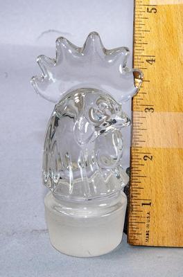 HEISEY ROOSTER HEAD STOPPER