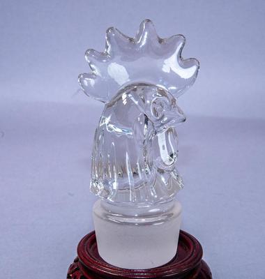 HEISEY ROOSTER HEAD STOPPER