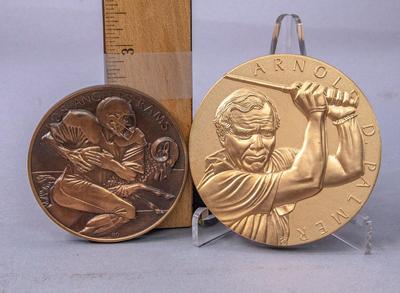 SPORTS TOKENS - RAMS AND ARNOLD PALMER