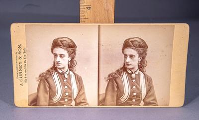 CELEBRITY STEREOVIEW - ACTRESS MARY SCOTT SIDDONS