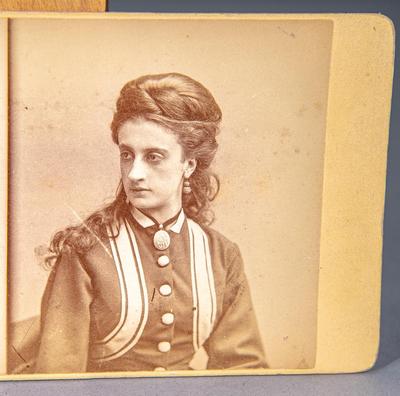 CELEBRITY STEREOVIEW - ACTRESS MARY SCOTT SIDDONS