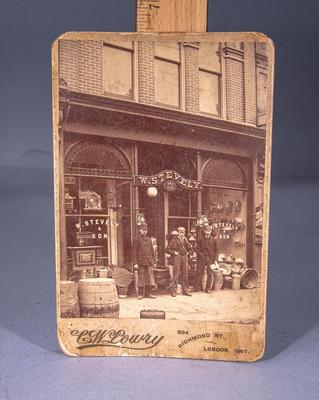 CABINET PHOTO - W. STEVELY & SON MERCHANTILE