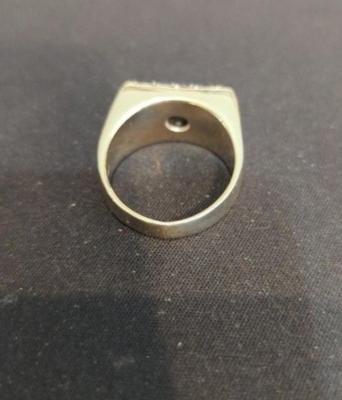 14 k Gold Diamond Ring Size 10.5