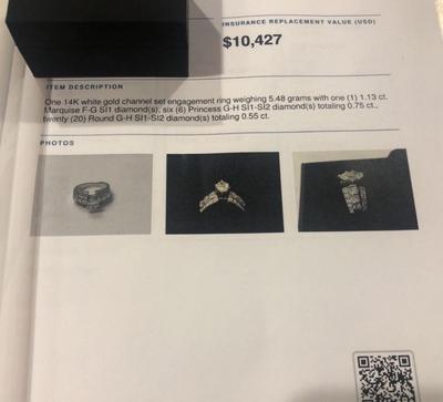 14 k Gold Ring Size 7