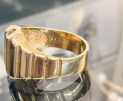 Gold diamond ring size 11