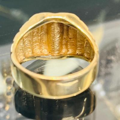 Gold diamond ring size 11