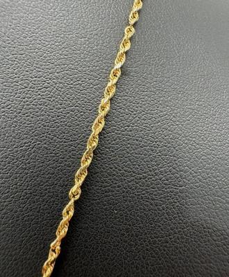 14 k gold diamond Chain cross 22 in 18.2 g