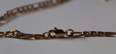 18 k Gold necklace cross 24 in 46 g