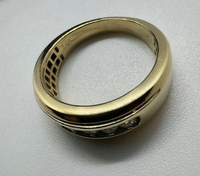 14 k gold diamond ring size 11.5