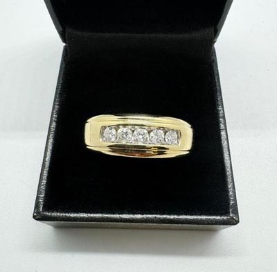 14 k gold diamond ring size 11.5