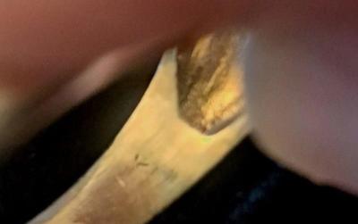 14 k gold diamond ring size 10