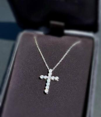 925 Tiffany cross necklace