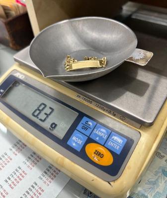 14 k gold bracelet