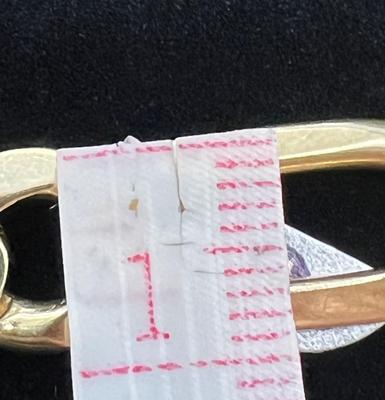 14 k gold bracelet 8.75 in