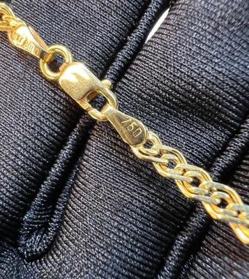 14 k gold chain cross pendant 24 in