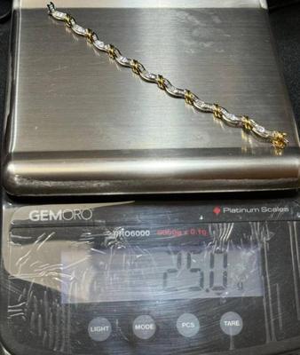 18 k gold diamond bracelet
