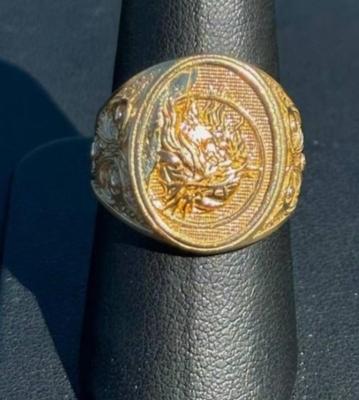 14 k gold ring size 12
