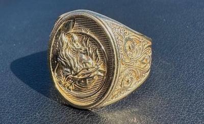 14 k gold ring size 12
