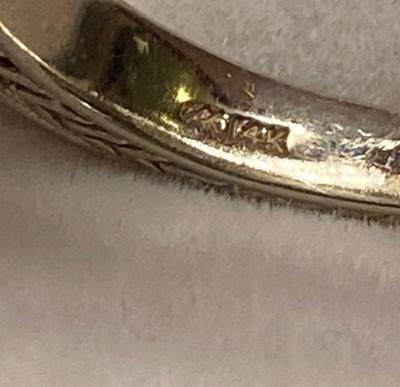 14 k gold ring size 8