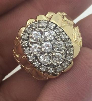 Gold diamond ring size 10