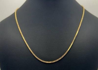 14 k gold chain 22 in