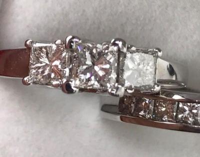 14 k gold diamond ring