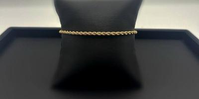 14 k gold bracelet 7 in