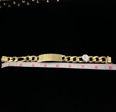 14 k gold bracelet 8 in