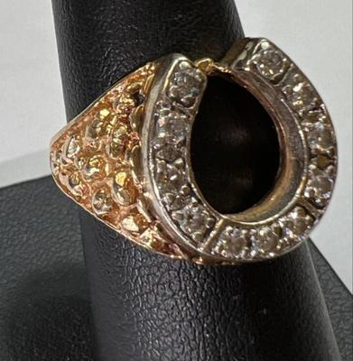 14 k gold diamond ring size 12