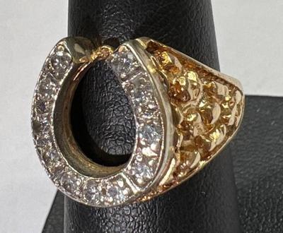 14 k gold diamond ring size 12