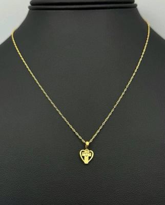 14 k gold chain heart 20 in