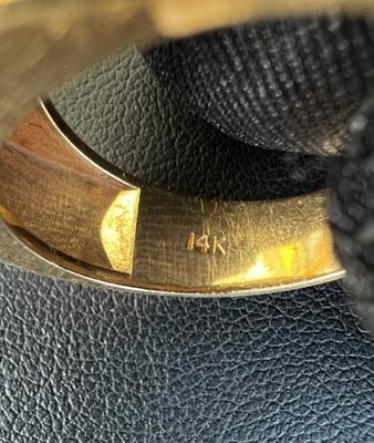 Gold diamond ring size 10