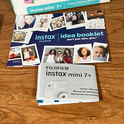 LOT 84L: Fujifilm Instax Mini 7+ Instant Camera w/ Original Box and Accessories