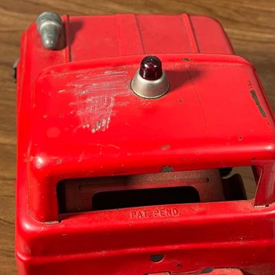 LOT 86L Vintage 1950s Tonka Fire Truck TFD #5