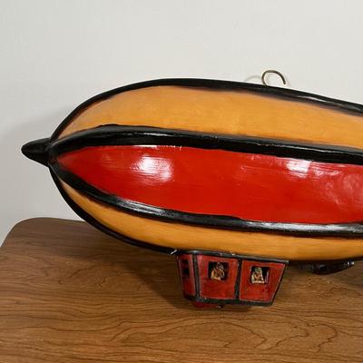 LOT 91L: Vintage Hanging Resin Blimp
