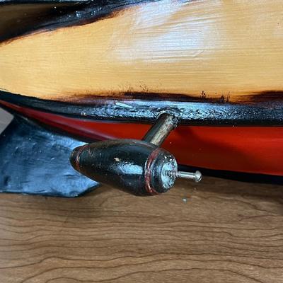 LOT 91L: Vintage Hanging Resin Blimp