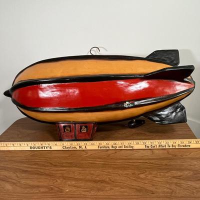 LOT 91L: Vintage Hanging Resin Blimp