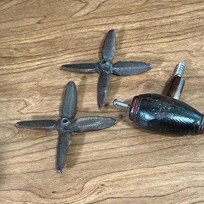 LOT 91L: Vintage Hanging Resin Blimp