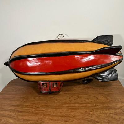 LOT 91L: Vintage Hanging Resin Blimp