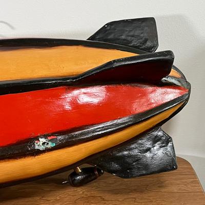 LOT 91L: Vintage Hanging Resin Blimp