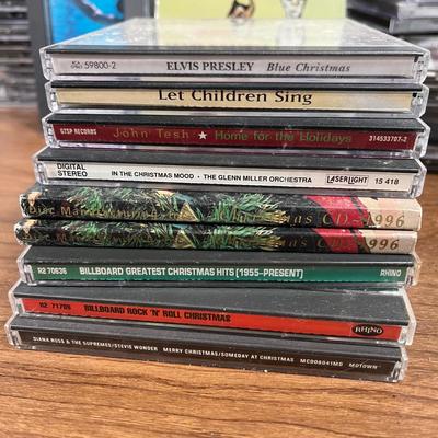 LOT 92L: Big Collection of CDs - Nirvana, The Cars, Madonna, Billy Joel, Janet Jackson, Christmas, and More