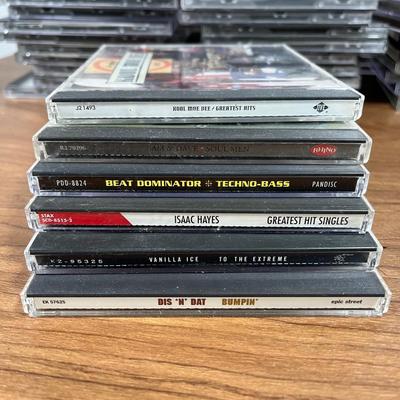 LOT 92L: Big Collection of CDs - Nirvana, The Cars, Madonna, Billy Joel, Janet Jackson, Christmas, and More
