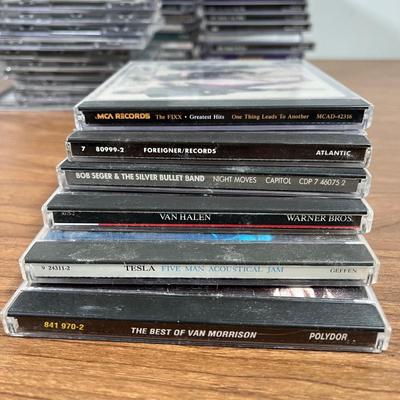 LOT 92L: Big Collection of CDs - Nirvana, The Cars, Madonna, Billy Joel, Janet Jackson, Christmas, and More