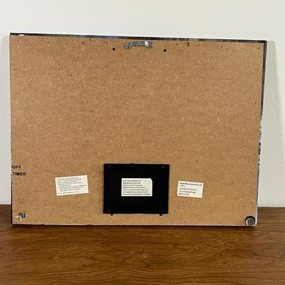 LOT 96L: Christmas Decor - Heavy Duty Heirloom Iron Christmas Tree Stand, Topiaries, Light-Up Pictures