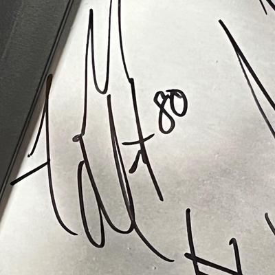 LOT 98L: Two Philadelphia Eagles Pictures with Multiple Signatures - Connor Barwin, DeMeco Ryans, Jon Dorenbos, Marcus Smith and More