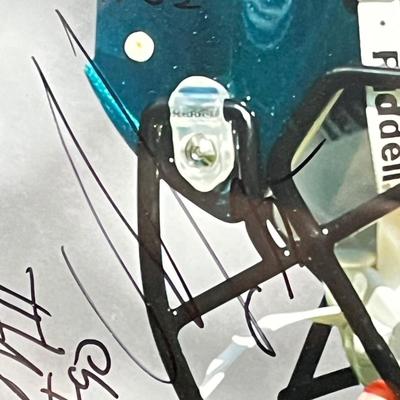 LOT 98L: Two Philadelphia Eagles Pictures with Multiple Signatures - Connor Barwin, DeMeco Ryans, Jon Dorenbos, Marcus Smith and More